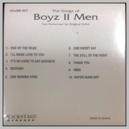 Backstage Karaoke - Boyz II Men - Back