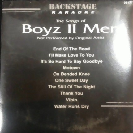 Backstage Karaoke - Boyz II Men - Front