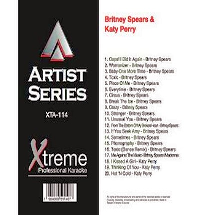 BRITNEY SPEARS & KATY PERRY - Karaoke - xta114
