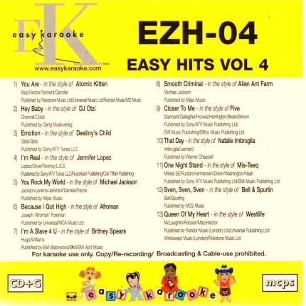 Easy Hits Volume 4 - EZH-04 - Playbacks