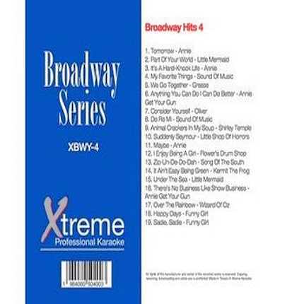 Xtreme Broadway Hits 4 - Xtreme-Karaoke - Playbacks