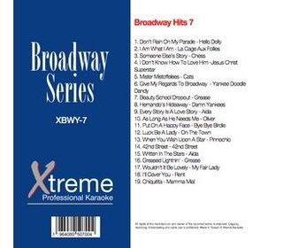 Xtreme Broadway Hits 7 - Karaoke Playbacks