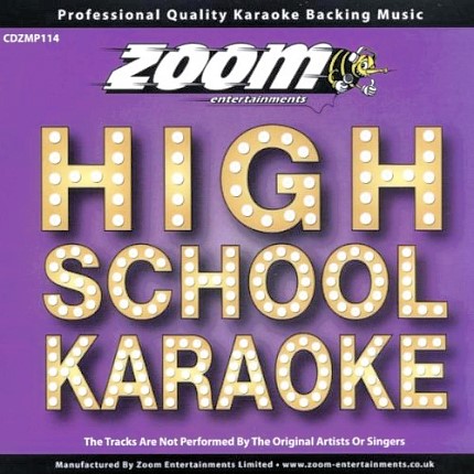 Zoom Karaoke CD+G - Platinum Artists 114 - High School Musical - Front