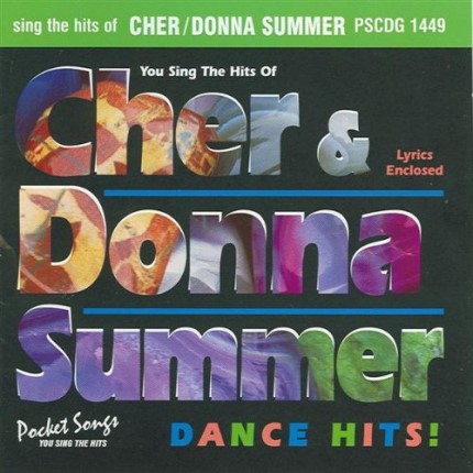 Hits von Cher und Donna Summer - Karaoke Playbacks - PSCDG 1449 - CD-Front