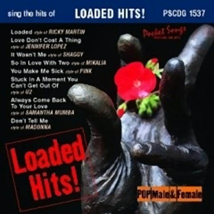 Loaded Hits - Karaoke Playbacks - PSCDG 1537 - CD-Front