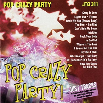 Pop Crazy Party - Karaoke Playbacks - JTG 311 - CD-Front
