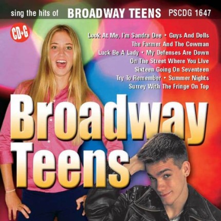 Sing The Hits of Broadway Teens - Karaoke Playbacks - PSCDG 1647 - CD-Front