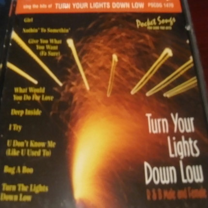 Turn Your Lights Down Low – Karaoke Playbacks – PSCDG 1470 - CD-Front