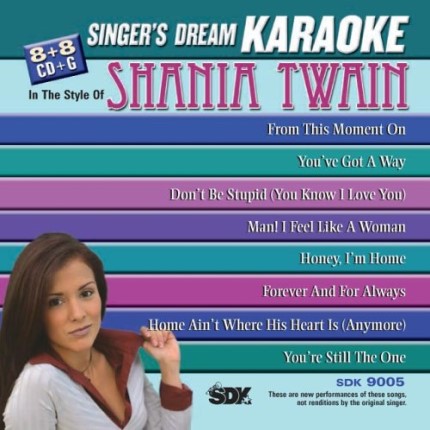 Best Of Shania Twain - SDK 9005 - Karaoke Playbacks - CD-Cover