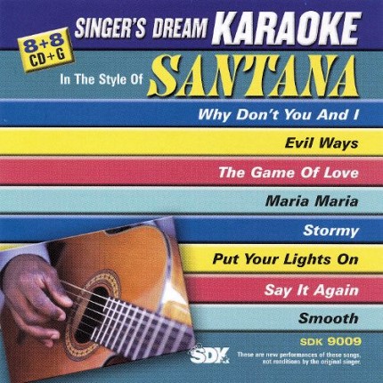 Best of Santana - Karaoke Playbacks - SDK 9009 - CD-Frontbild