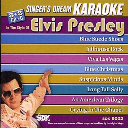 Elvis Presley - Karaoke Playbacks - SDK 9002 - CD-Front