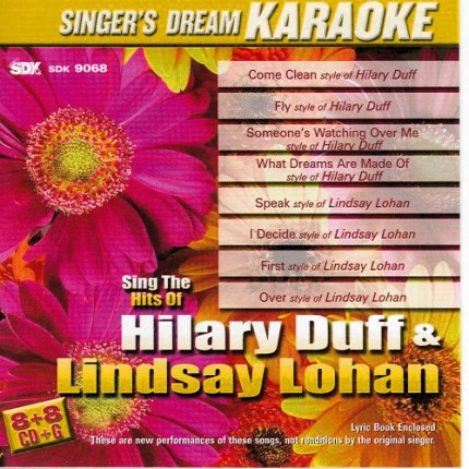 Hilary Duff & Lindsay Lohan - SDK 9068 - Karaoke Playbacks - CD-Cover