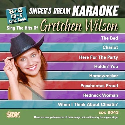 Hits of Gretchen Wilson - Karaoke Playbacks - SDK 9043-CD-Front