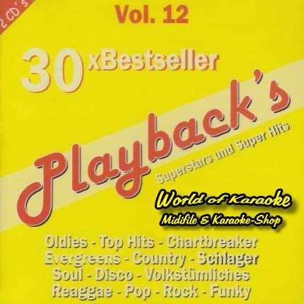Playbacks Vol.12 - Titan - 30 Bestseller - CD-Front