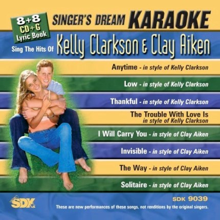 The Hits Of Kelly Clarkson & Clay Aiken - Karaoke Playbacks - SDK 9039 - Cover