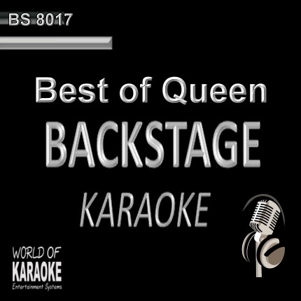 Best of Queen – Karaoke Playbacks – BS 8017 - CD-Frontansicht -