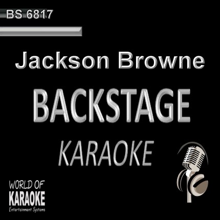 Jackson Browne – Karaoke Playbacks – BS 6817 - CD-Frontansicht