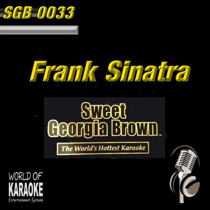 Sweet Georgia Brown - SGB0033 – Frank Sinatra – Karaoke Playbacks - Front-Ansicht-CD