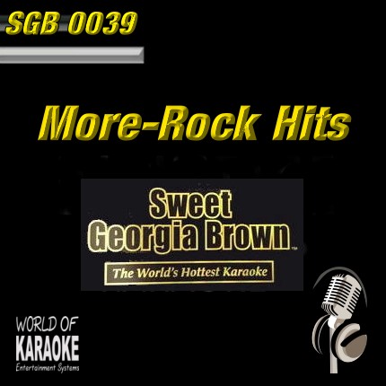 Sweet Georgia Brown - SGB0039 – More Rock Hits – Karaoke Playbacks - CD-Frontansicht -