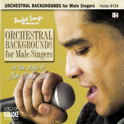 Karaoke Playbacks – PSCD 6124 – Orchestral Backgrounds Nat King Cole - CD-Front