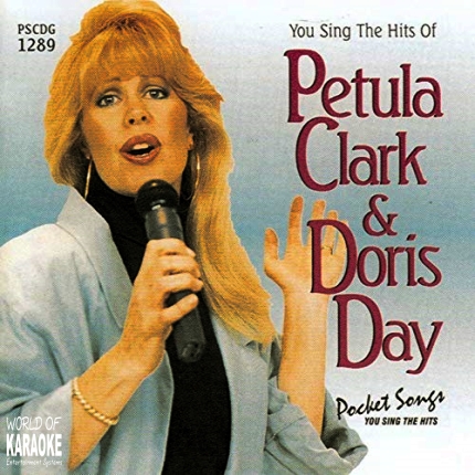 Karaoke Playbacks – PSCDG 1289 – Hits Of Petula Clark & Doris Day - CD-Front