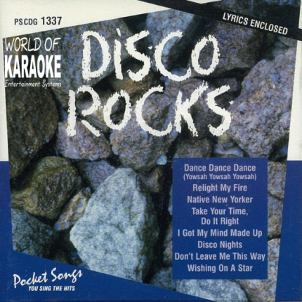 Karaoke Playbacks – PSCDG 1337 – DISCO ROCKS - CD-Front
