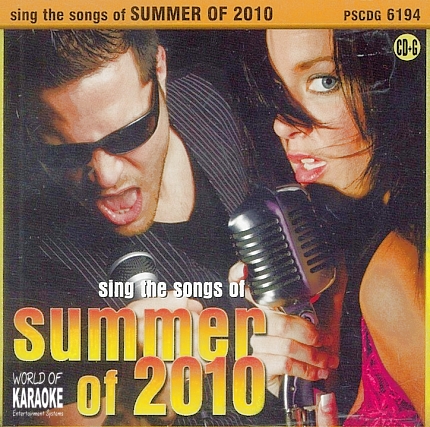 Pocket Songs Karaoke - PSCDG 6194 - Summer of 2010 - Playbacks - CD-Front